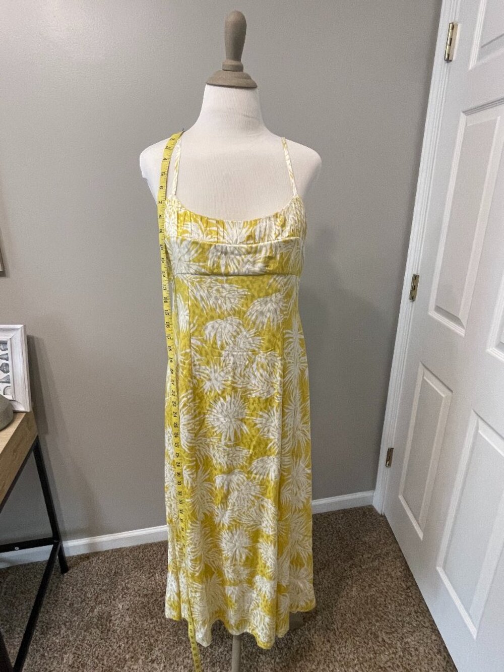 Rebecca Taylor Yellow Midi Dress